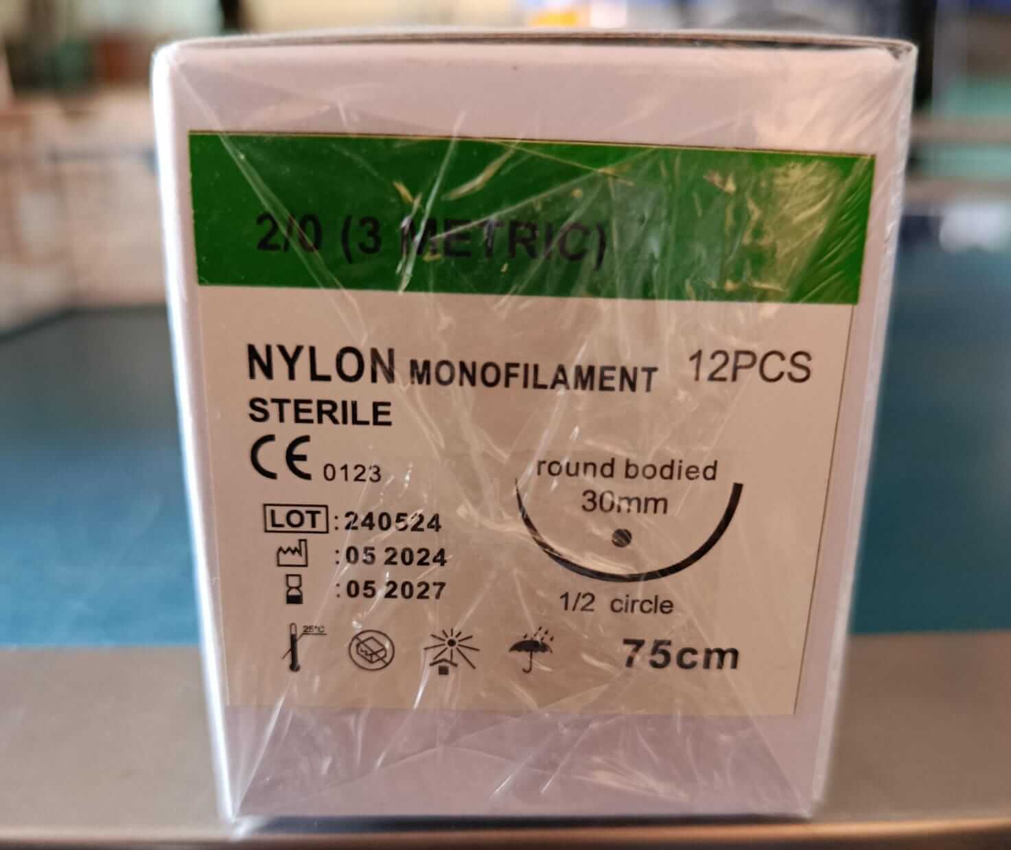 2/0 RB Nylon Suture