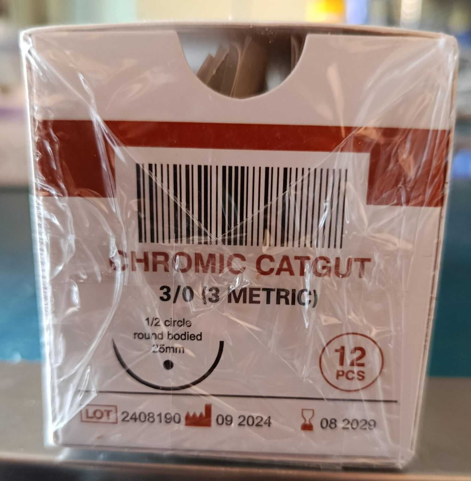 3/0 RB Chromic Catgut Suture