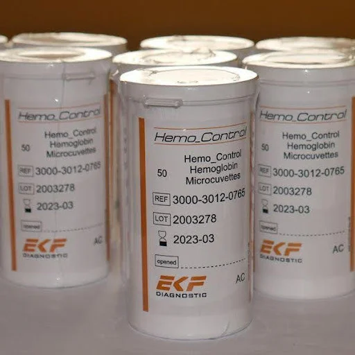 EKF Hemo Control HB Microcuvettes