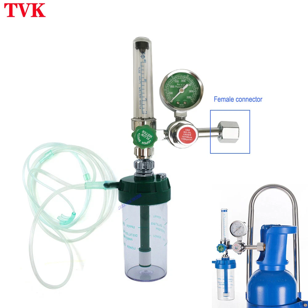 Flow Meter with Humidfifier Bottle