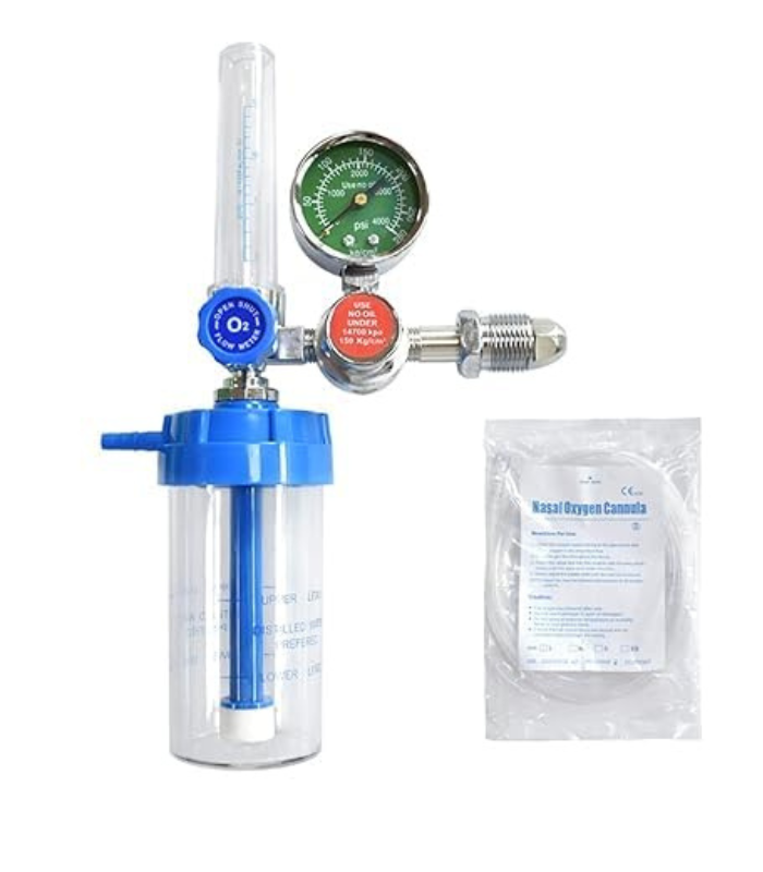 Medical Oxygen Regulator Flow Meter with Humidifier