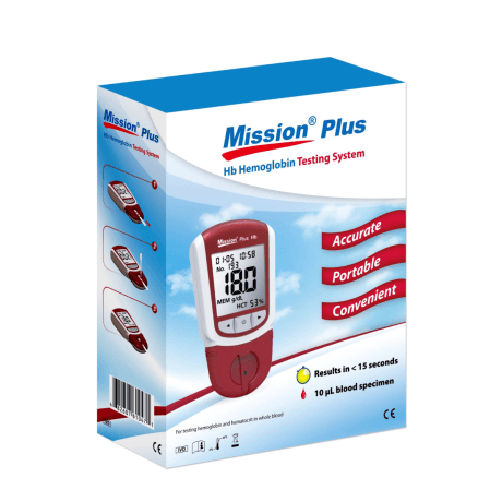 Mission Plus Haemoglobin Meter Machine