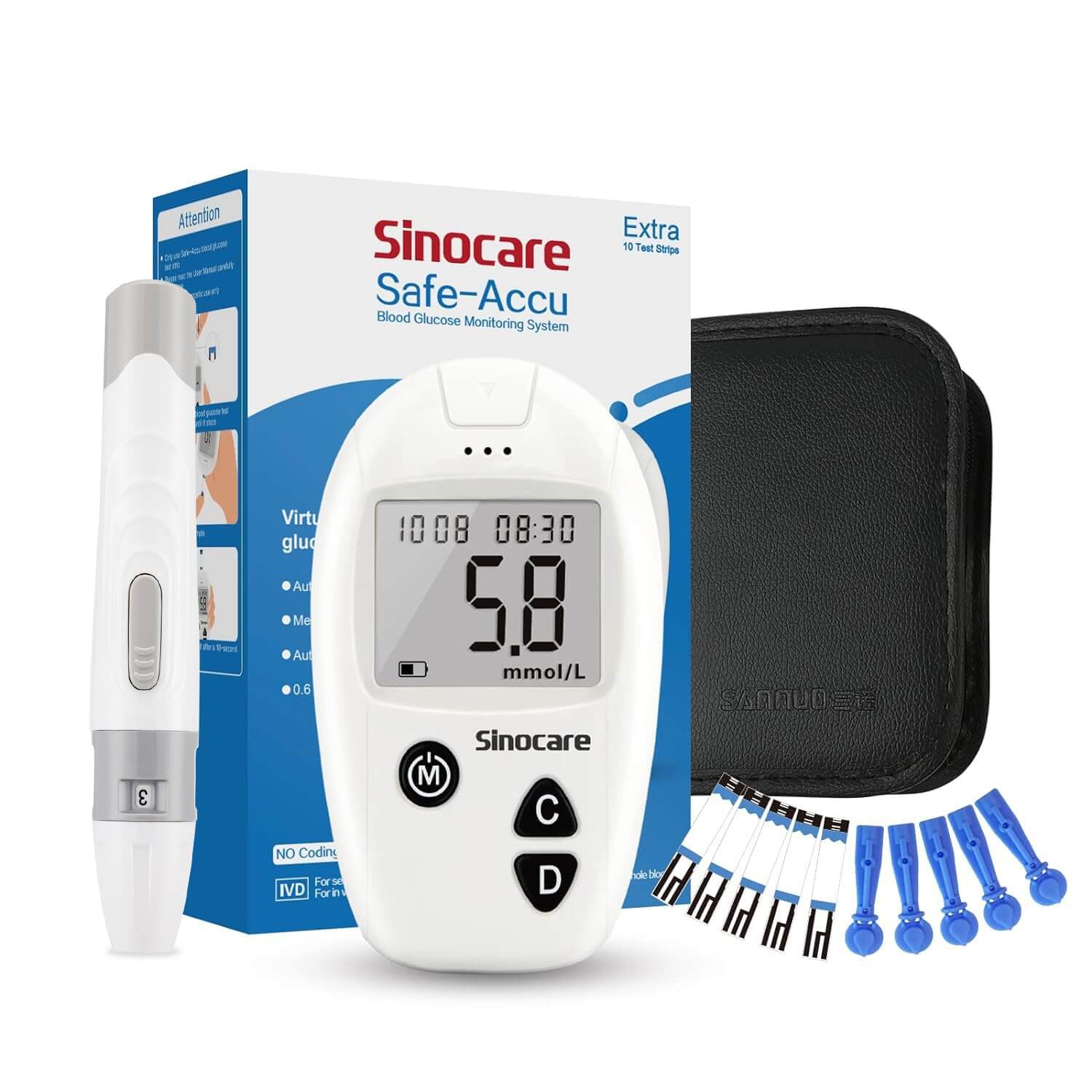 Safe Accu (SInocare) Blood Glucose Meter