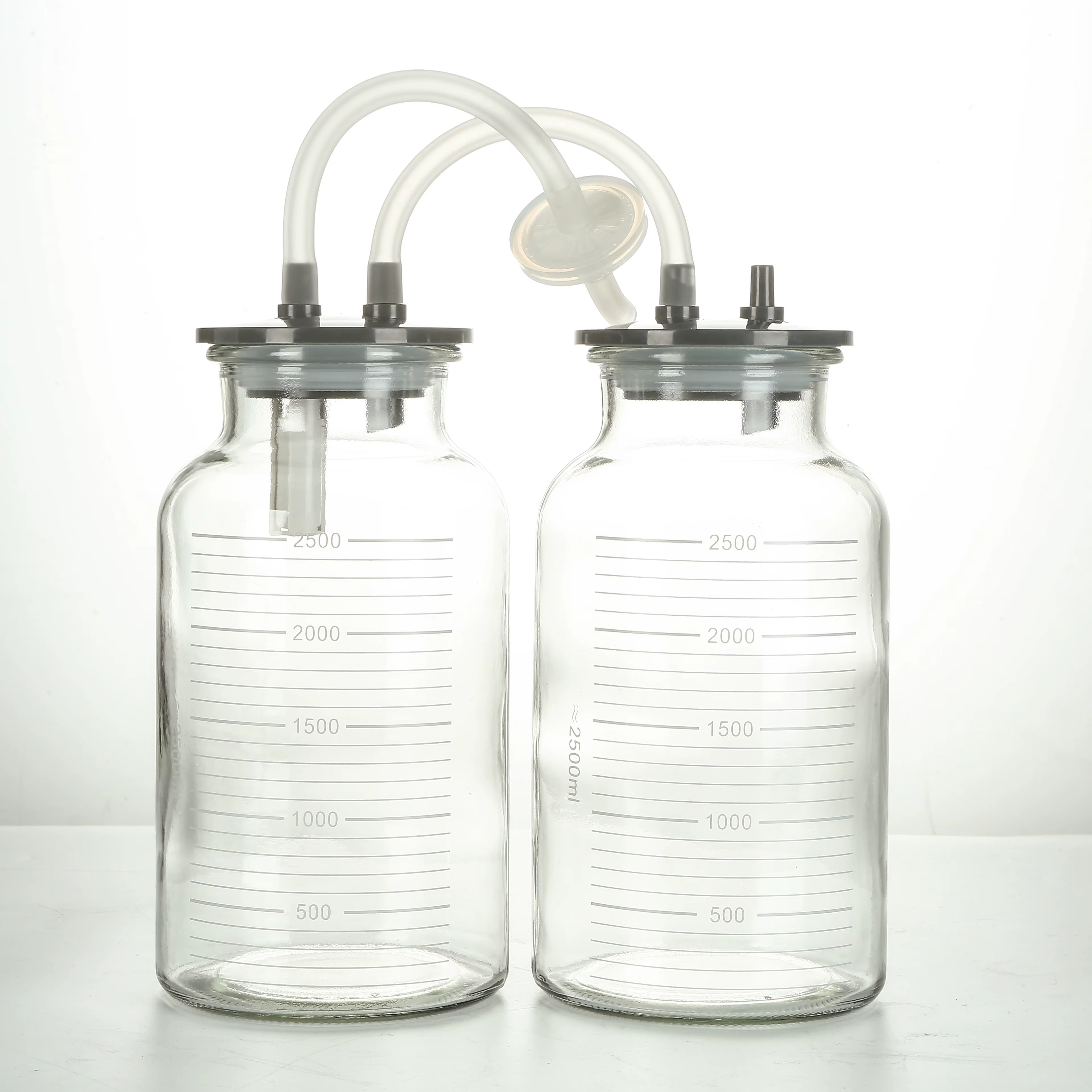 Suction Bottle / Glass Jar