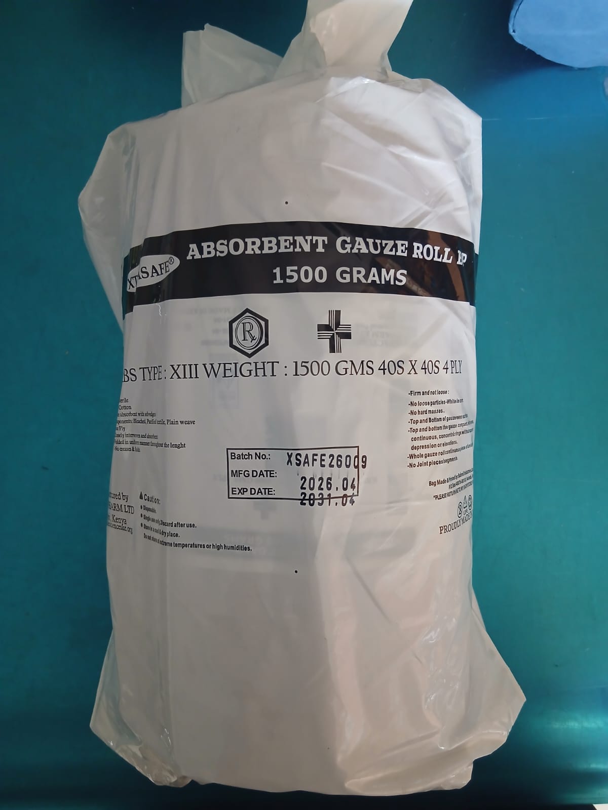 Gauze Roll 1.5kg Plain